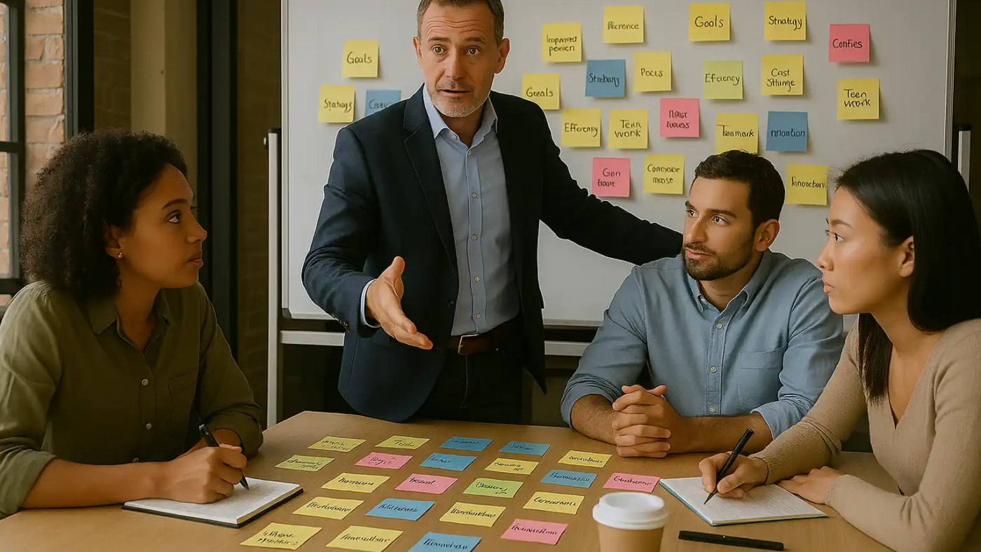 Turnaround Manager at Brainstorming Session