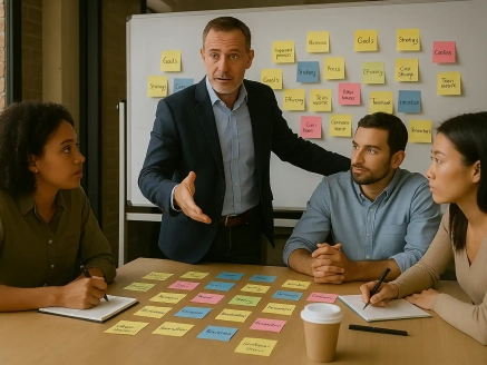 Turnaround Manager at Brainstorming Session